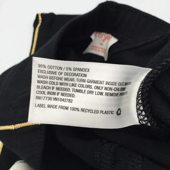 - Cat & Jack girls Jeggings pants 4T. New ebony - Picture 9 of 13